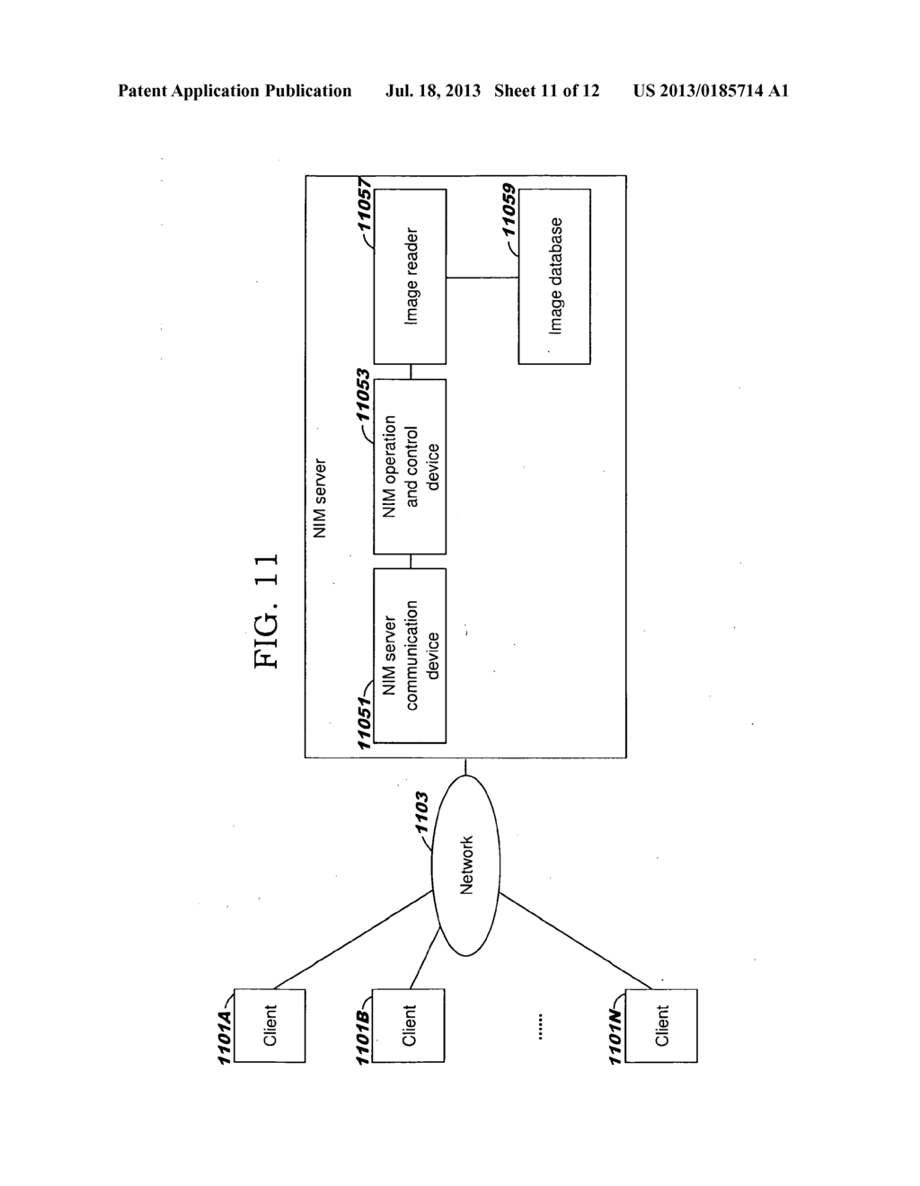 INSTALLING SOFTWARE ONTO A CLIENT THROUGH A NETWORK, AND CORRESPONDING     CLIENT - diagram, schematic, and image 12