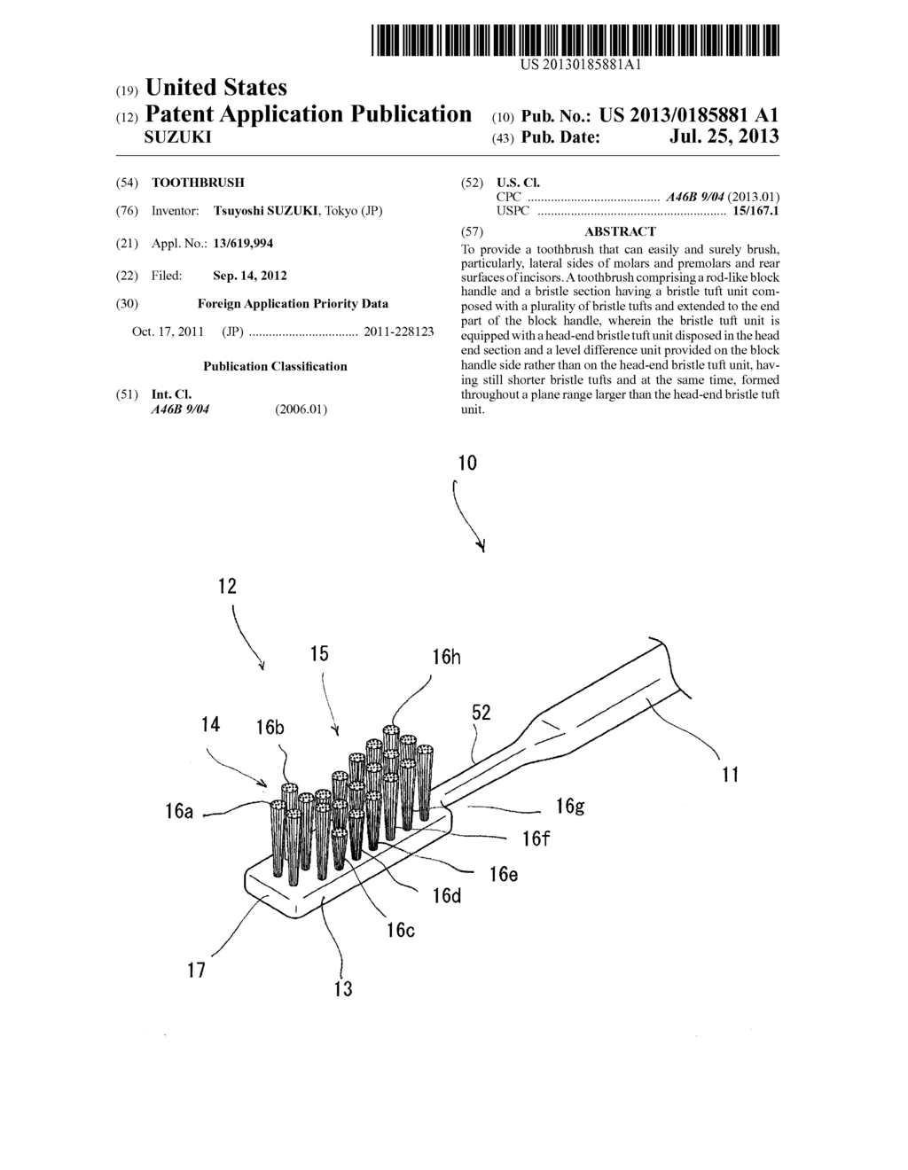 TOOTHBRUSH - diagram, schematic, and image 01