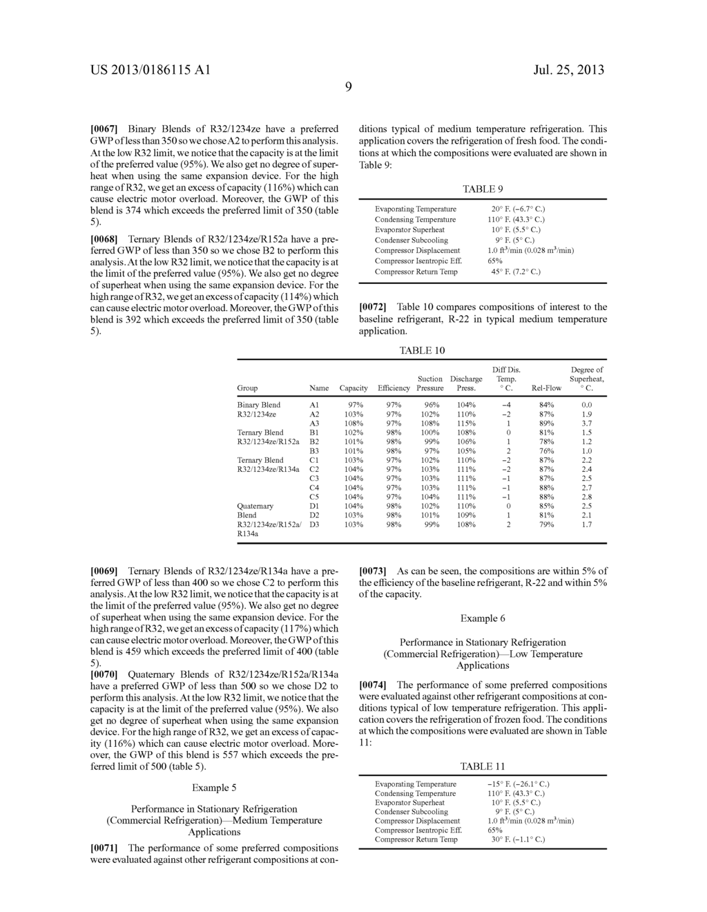 LOW GWP HEAT TRANSFER COMPOSITIONS - diagram, schematic, and image 13