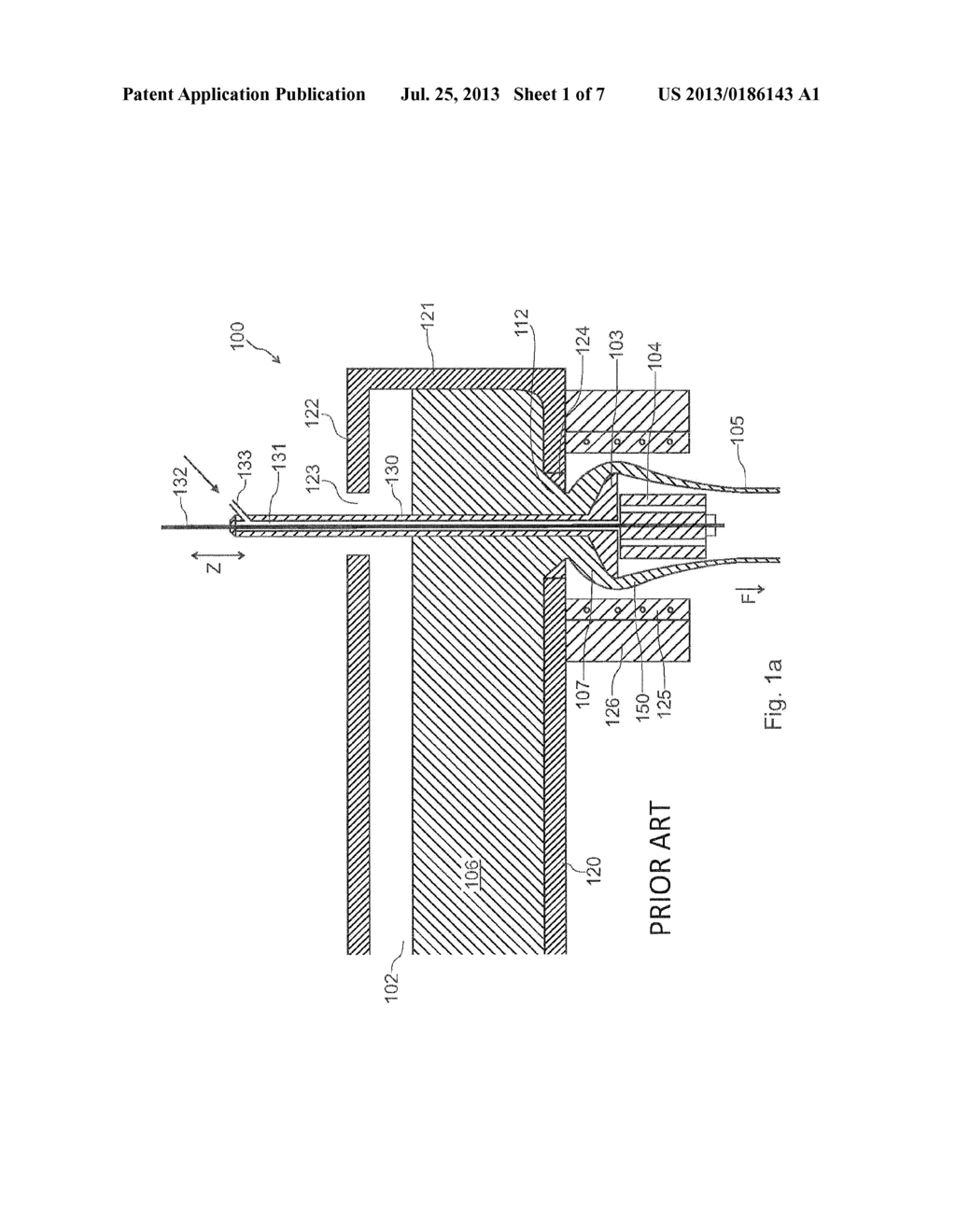 Method and apparatus for manufacturing glass tubes having a predetermined     inner profile, preferably for continuously manufacturing such glass tubes - diagram, schematic, and image 02