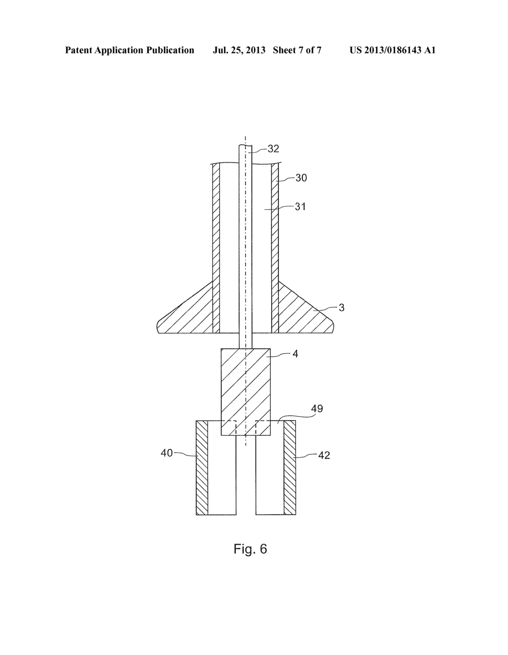 Method and apparatus for manufacturing glass tubes having a predetermined     inner profile, preferably for continuously manufacturing such glass tubes - diagram, schematic, and image 08