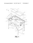 Portable Utility Table diagram and image