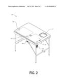 Portable Utility Table diagram and image