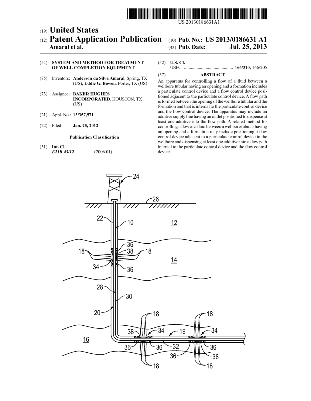 SYSTEM AND METHOD FOR TREATMENT OF WELL COMPLETION EQUIPMENT - diagram, schematic, and image 01