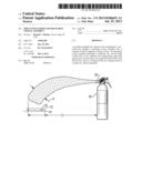 FIRE EXTINGUISHER AND DISCHARGE NOZZLE ASSEMBLY diagram and image