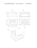 Collapsible paper gift basket diagram and image