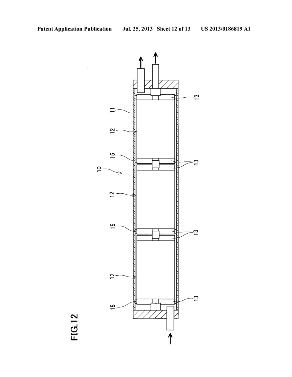 SEPARATION MEMBRANE MODULE - diagram, schematic, and image 13