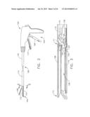 SURGICAL STAPLING DEVICE WITH A CURVED CUTTING MEMBER diagram and image