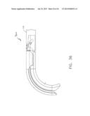 SURGICAL STAPLING DEVICE WITH A CURVED CUTTING MEMBER diagram and image