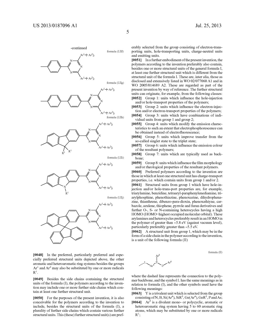 POLYMER MATERIALS FOR ORGANIC ELECTROLUMINESCENT DEVICES - diagram, schematic, and image 07