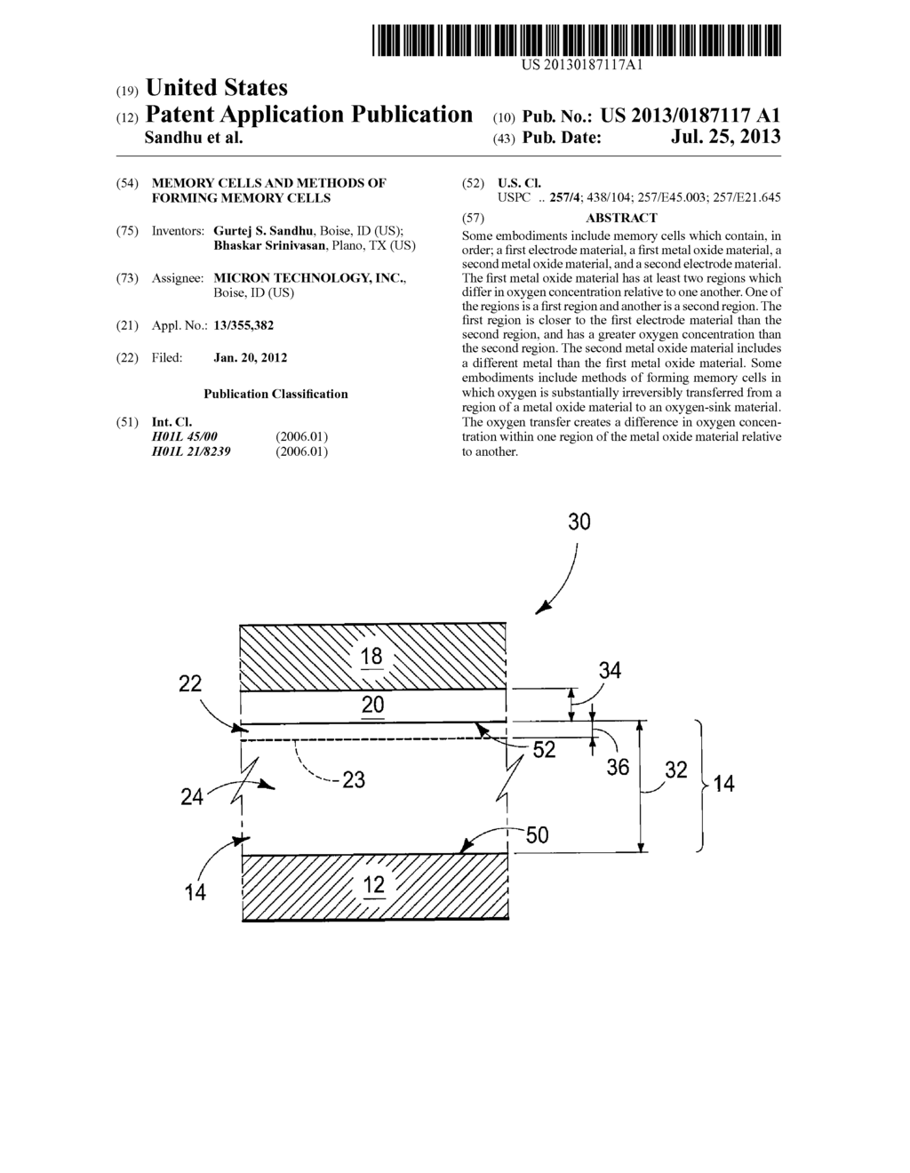 Memory Cells and Methods of Forming Memory Cells - diagram, schematic, and image 01