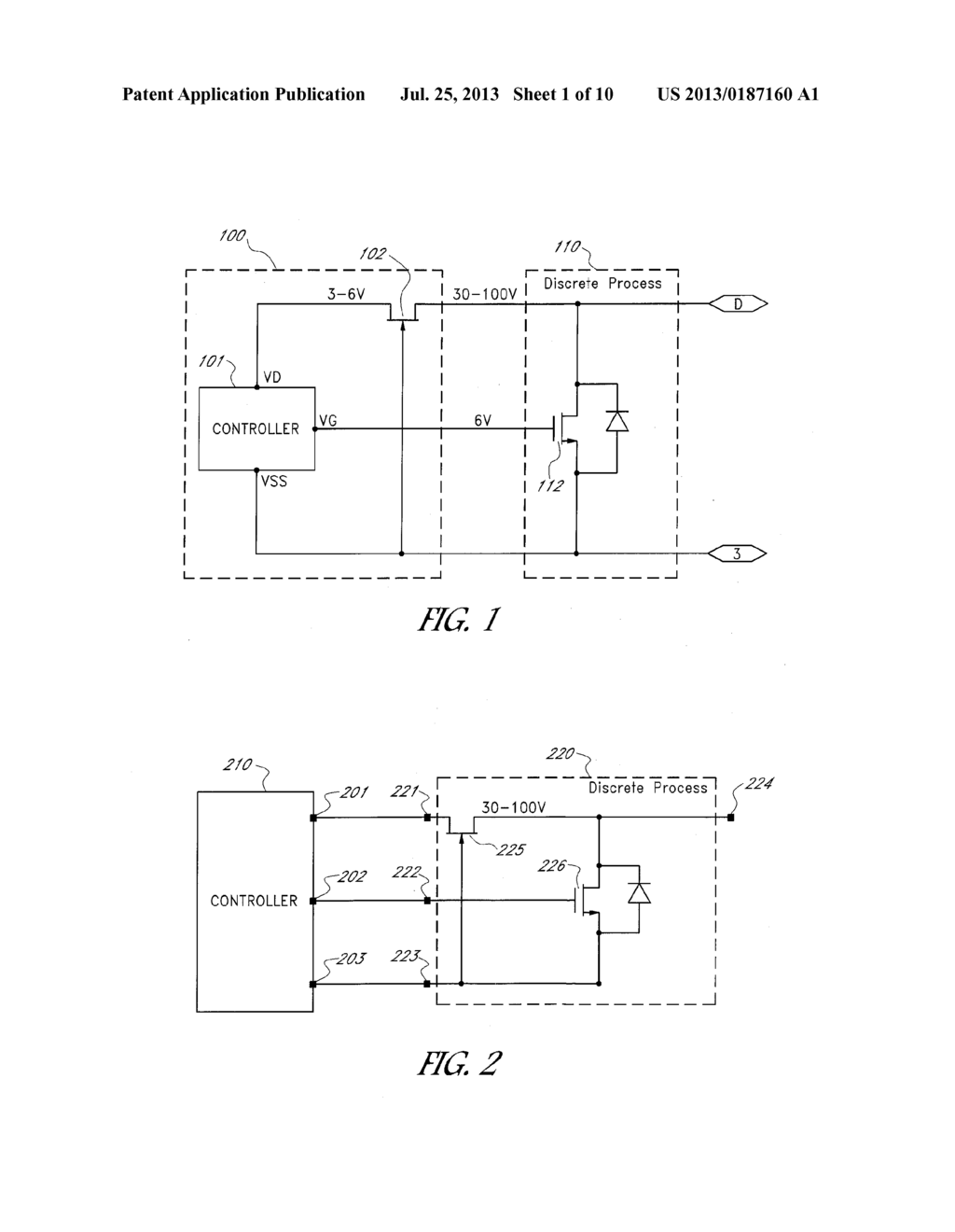 INTEGRATED FIELD EFFECT TRANSISTORS WITH HIGH VOLTAGE DRAIN SENSING - diagram, schematic, and image 02