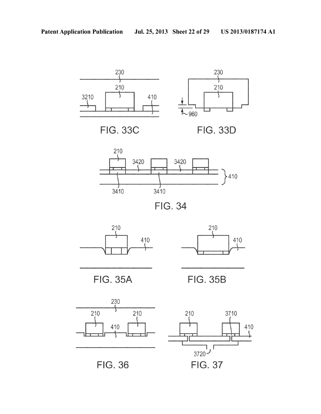 LIGHT-EMITTING DIES INCORPORATING WAVELENGTH-CONVERSION MATERIALS AND     RELATED METHODS - diagram, schematic, and image 23