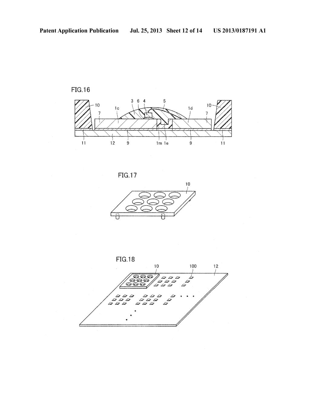 SEMICONDUCTOR LIGHT EMITTING DEVICE AND MULTIPLE LEAD FRAME FOR     SEMICONDUCTOR LIGHT EMITTING DEVICE - diagram, schematic, and image 13