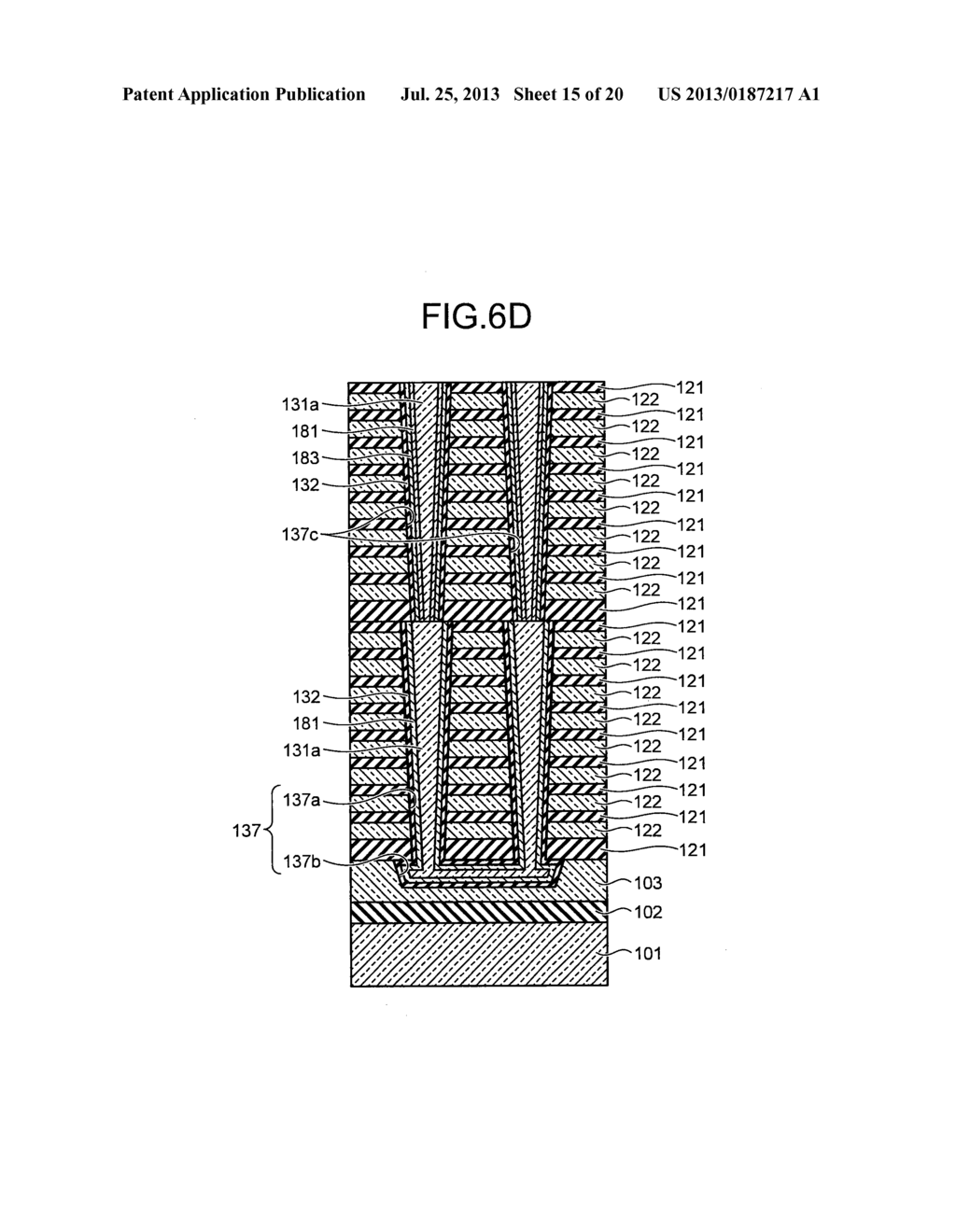 NONVOLATILE SEMICONDUCTOR MEMORY DEVICE AND METHOD OF MANUFACTURING THE     SAME - diagram, schematic, and image 16