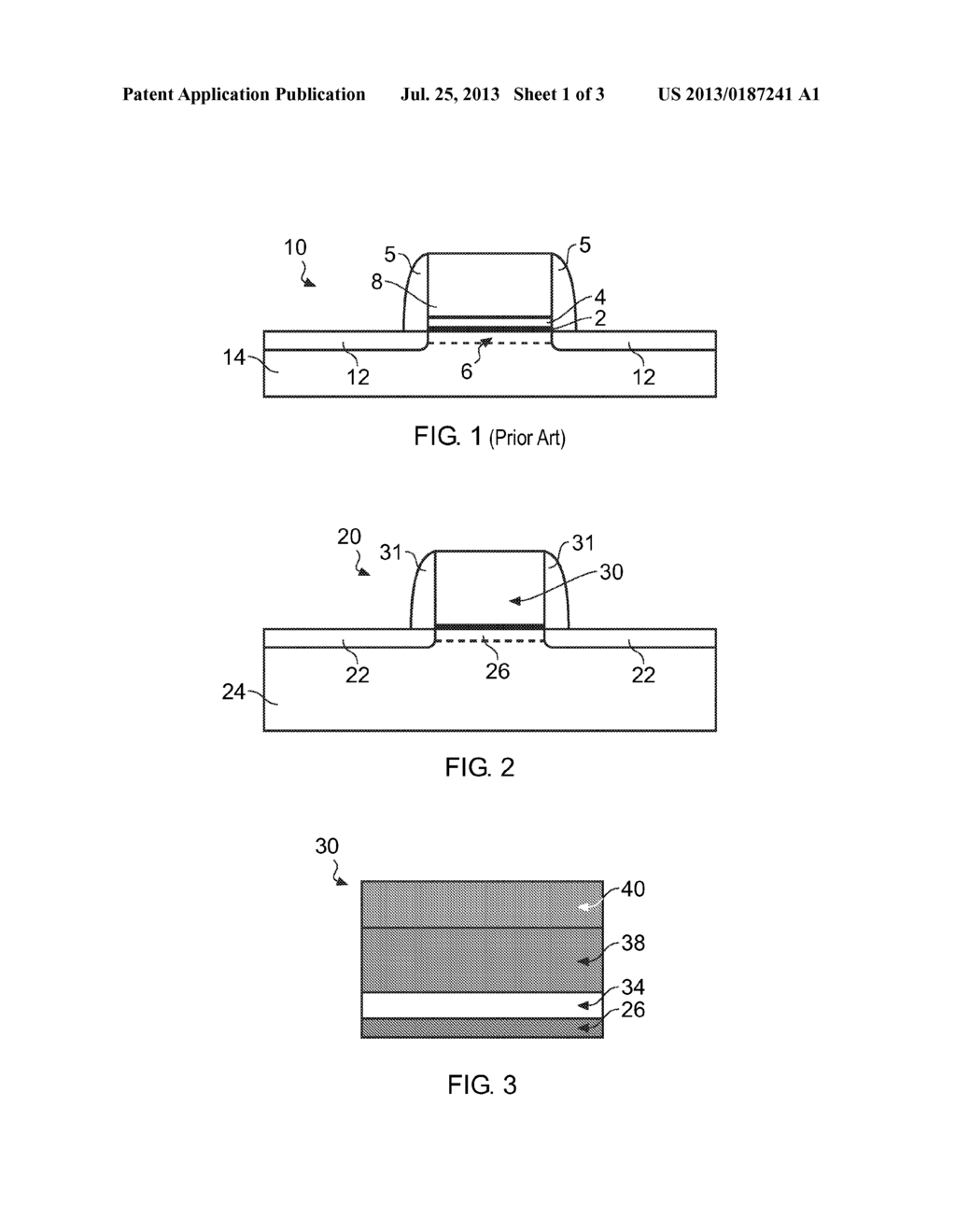 INTERFACIAL LAYER REGROWTH CONTROL IN HIGH-K GATE STRUCTURE FOR FIELD     EFFECT TRANSISTOR - diagram, schematic, and image 02