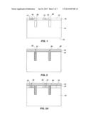 SEMICONDUCTOR DEVICE STRUCTURES AND ELECTRONIC DEVICES INCLUDING SAME     HYBRID CONDUCTIVE VIAS, AND METHODS OF FABRICATION diagram and image