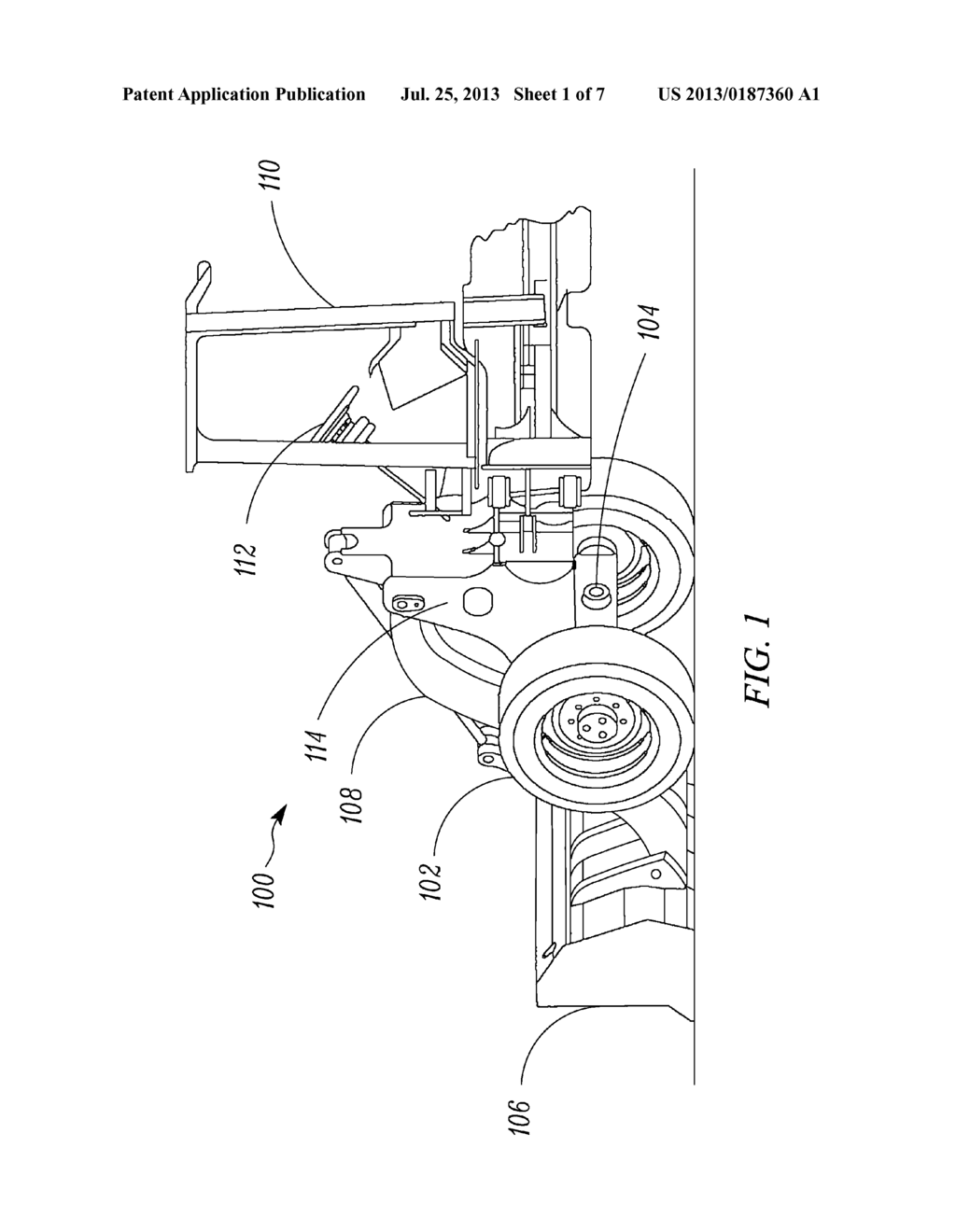 AXLE FOR A STEERING ARRANGEMENT - diagram, schematic, and image 02