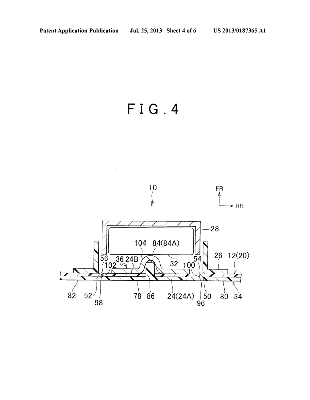 AIRBAG DEVICE FOR PASSENGER'S SEAT - diagram, schematic, and image 05