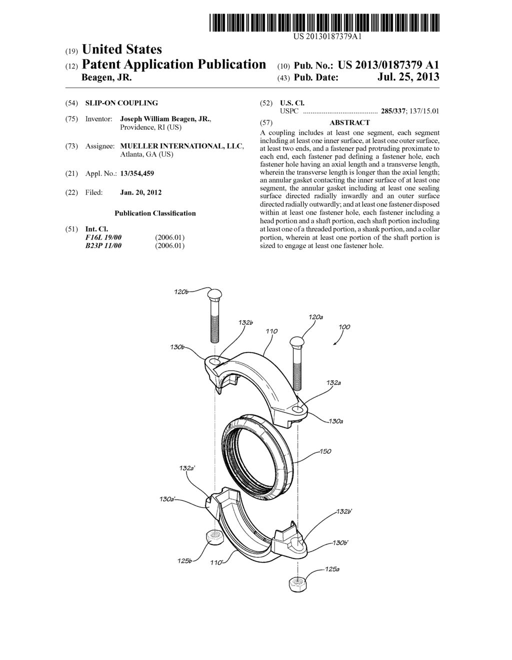 SLIP-ON COUPLING - diagram, schematic, and image 01