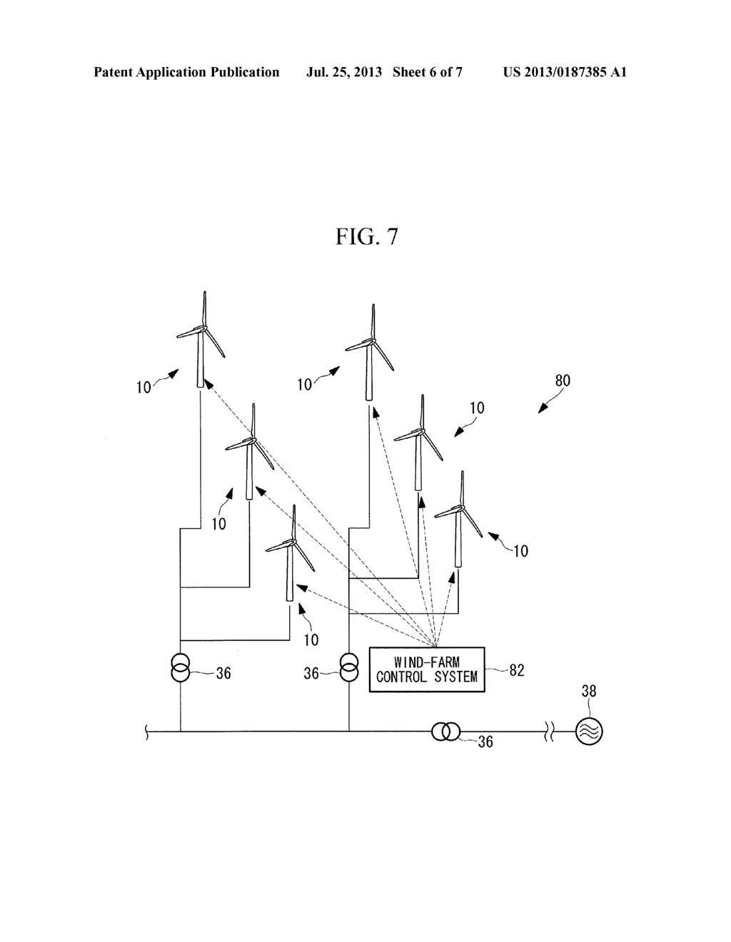 WIND-TURBINE-GENERATOR CONTROL SYSTEM, WIND TURBINE GENERATOR, WIND FARM,     AND WIND-TURBINE-GENERATOR CONTROL METHOD - diagram, schematic, and image 07