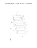 PANEL-SHAPED PARTITION AND STORAGE DEVICE HAVING A PARTITION diagram and image