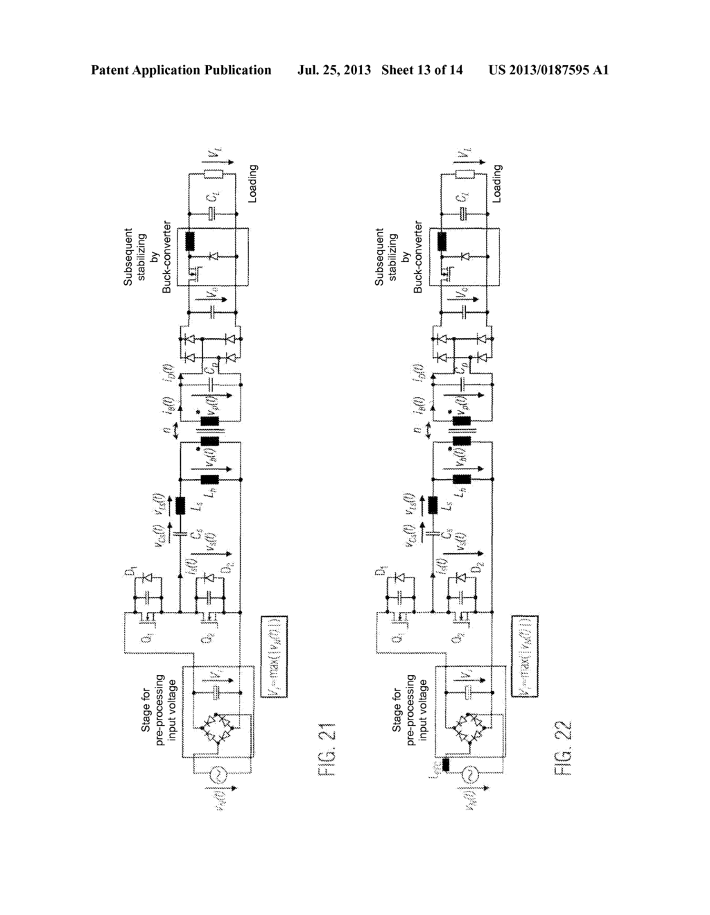 CIRCUIT FOR A SYSTEM FOR CONTACTLESS INDUCTIVE POWER TRANSMISSION - diagram, schematic, and image 14