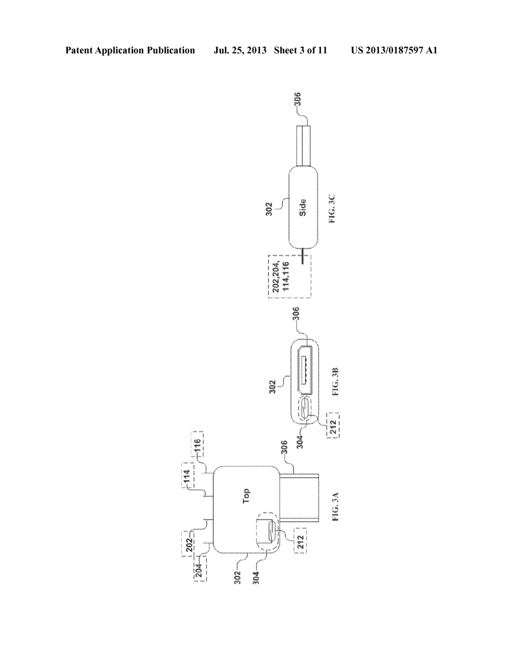 LIMITATION OF VAMPIRIC ENERGY LOSS WITHIN AN INDUCTIVE BATTERY CHARGER OR     EXTERNAL POWER SUPPLY USING MAGNETIC TARGET DETECTION CIRCUITRY - diagram, schematic, and image 04