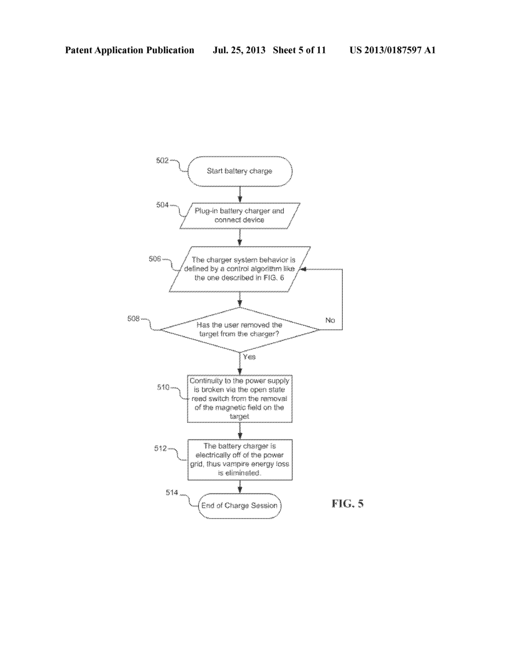 LIMITATION OF VAMPIRIC ENERGY LOSS WITHIN AN INDUCTIVE BATTERY CHARGER OR     EXTERNAL POWER SUPPLY USING MAGNETIC TARGET DETECTION CIRCUITRY - diagram, schematic, and image 06