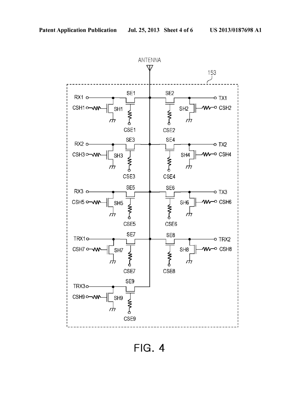 HIGH FREQUENCY SWITCHING CIRCUIT AND METHOD OF CONTROLLING THE SAME - diagram, schematic, and image 05