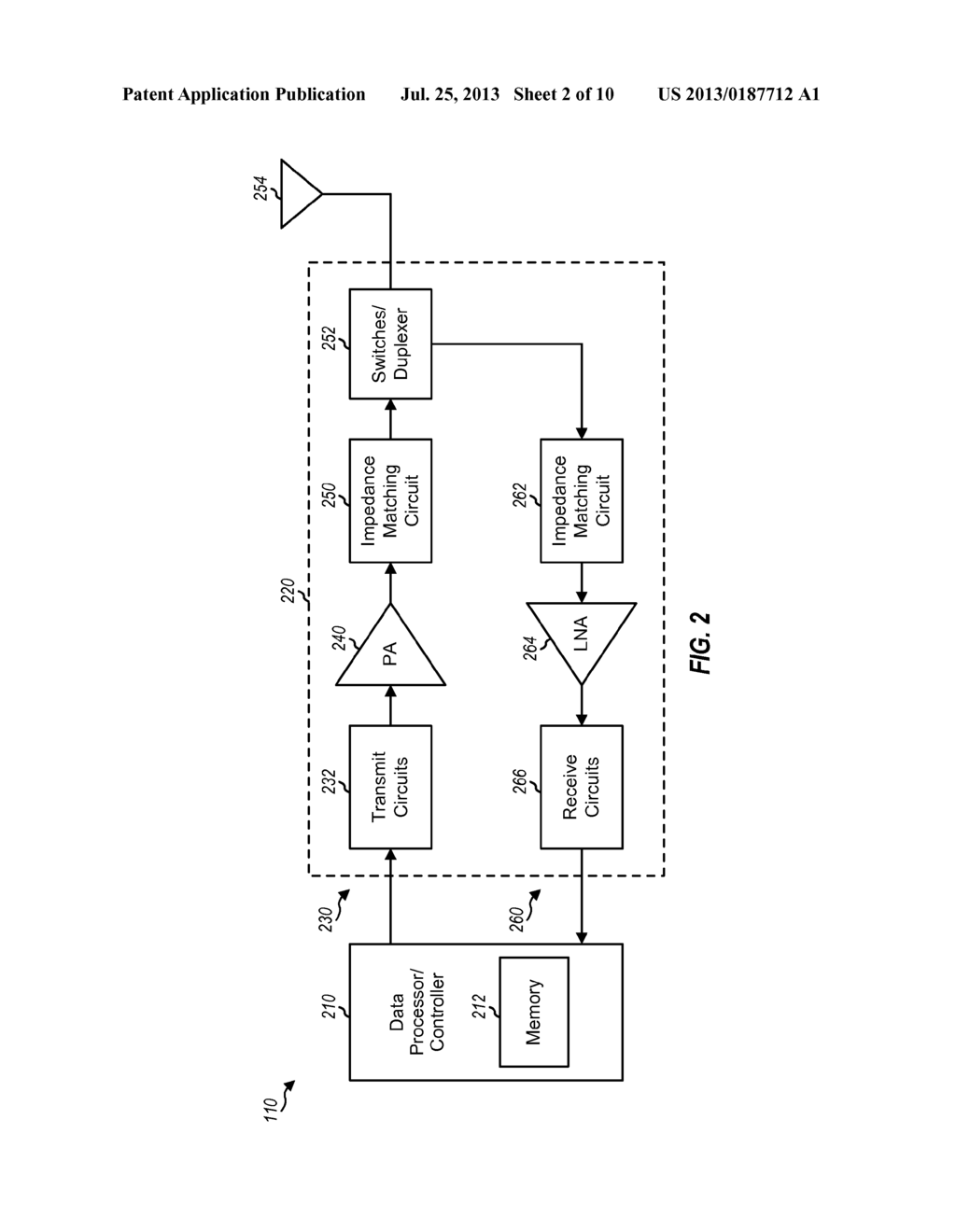 IMPEDANCE MATCHING CIRCUIT WITH TUNABLE NOTCH FILTERS FOR POWER AMPLIFIER - diagram, schematic, and image 03