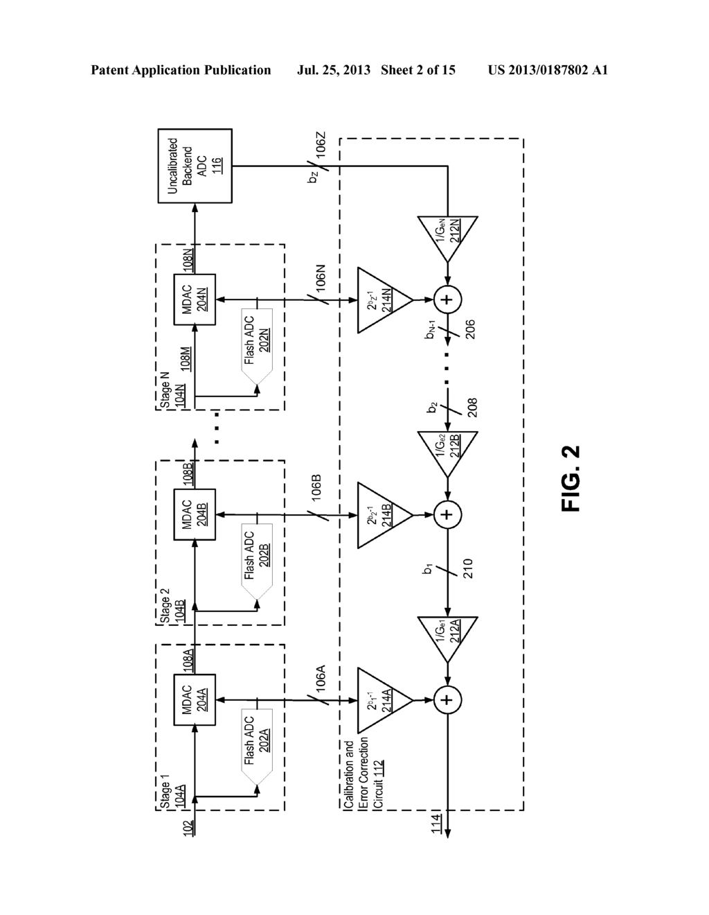 PIPELINE ANALOG-TO-DIGITAL CONVERTER STAGES WITH IMPROVED TRANSFER     FUNCTION - diagram, schematic, and image 03