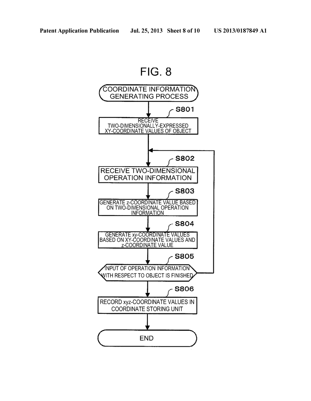 COORDINATE INFORMATION UPDATING DEVICE - diagram, schematic, and image 09