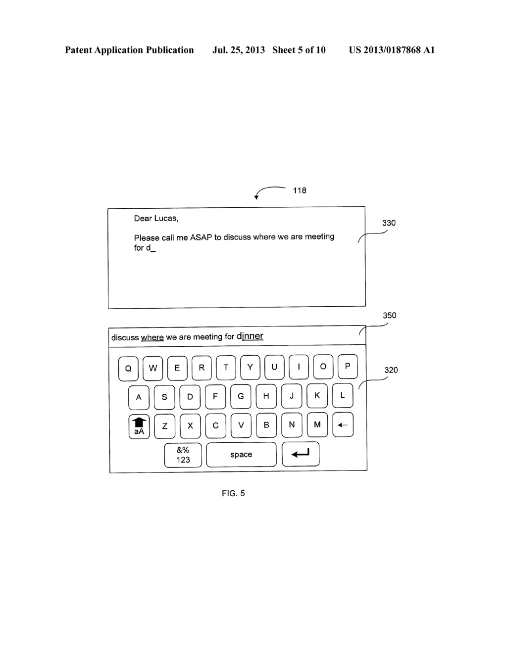 VIRTUAL KEYBOARD DISPLAY HAVING A TICKER PROXIMATE TO THE VIRTUAL KEYBOARD - diagram, schematic, and image 06