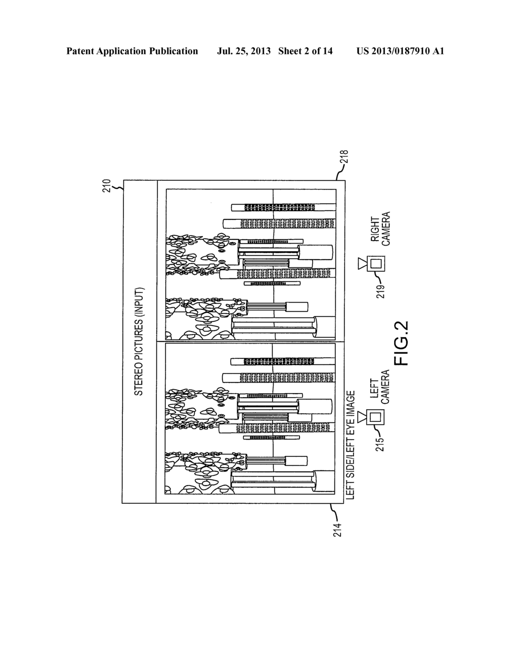 CONVERSION OF A DIGITAL STEREO IMAGE INTO MULTIPLE VIEWS WITH PARALLAX FOR     3D VIEWING WITHOUT GLASSES - diagram, schematic, and image 03