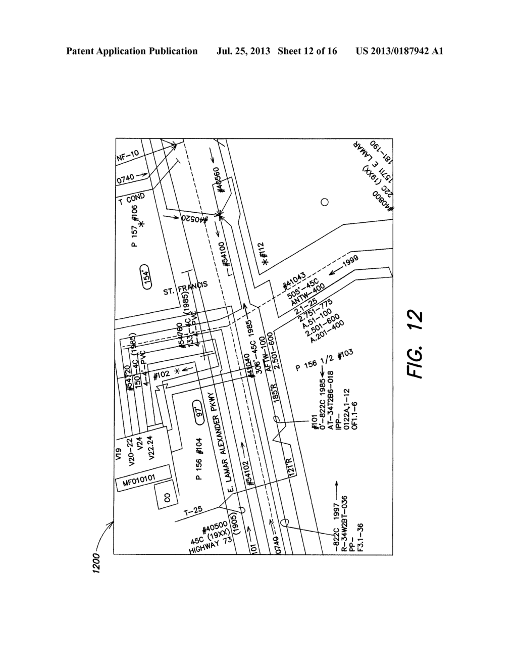 ELECTRONICALLY DOCUMENTING LOCATE OPERATIONS FOR UNDERGROUND UTILITIES - diagram, schematic, and image 13