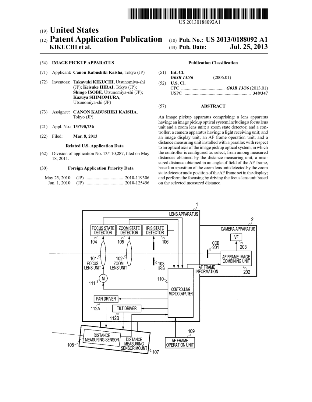 IMAGE PICKUP APPARATUS - diagram, schematic, and image 01