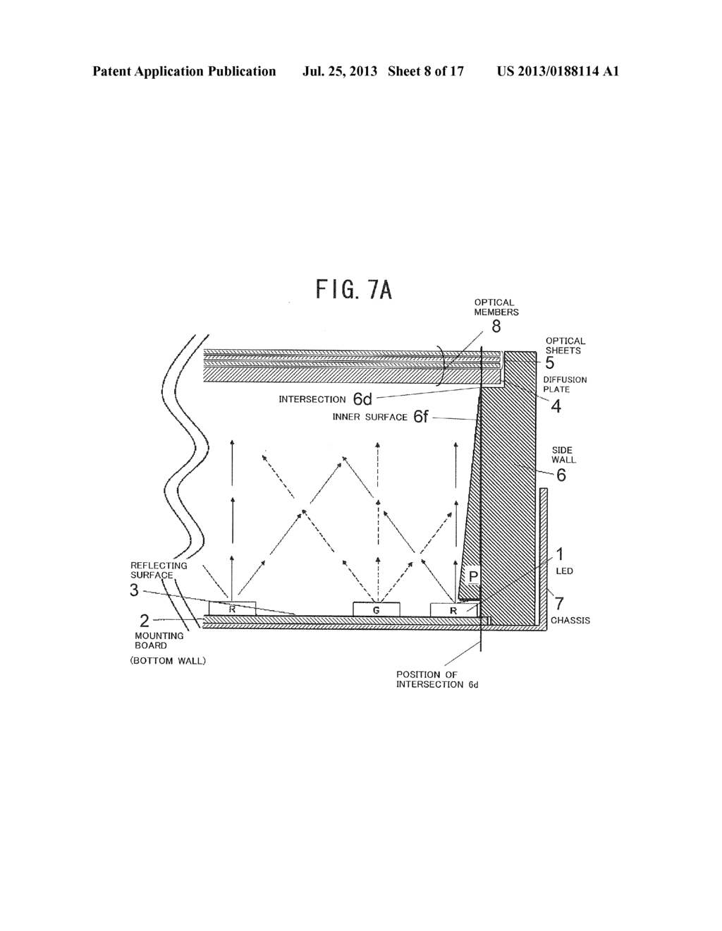 DIRECT TYPE BACKLIGHT DEVICE AND LIQUID CRYSTAL DISPLAY USING THE SAME - diagram, schematic, and image 09