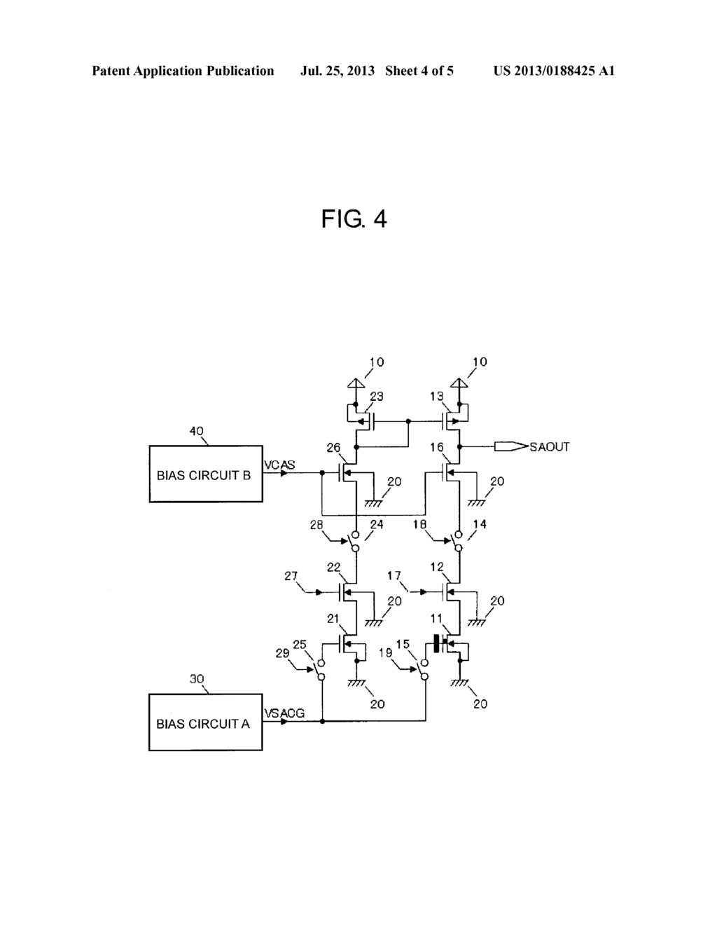 READOUT CIRCUIT FOR NON-VOLATILE MEMORY DEVICE - diagram, schematic, and image 05