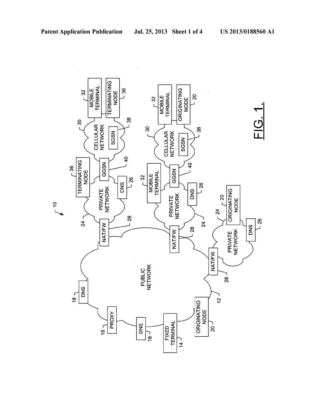 System and Method for Pushing Content to a Terminal Utilizing a     Network-Initiated Data Service Technique - diagram, schematic, and image 02