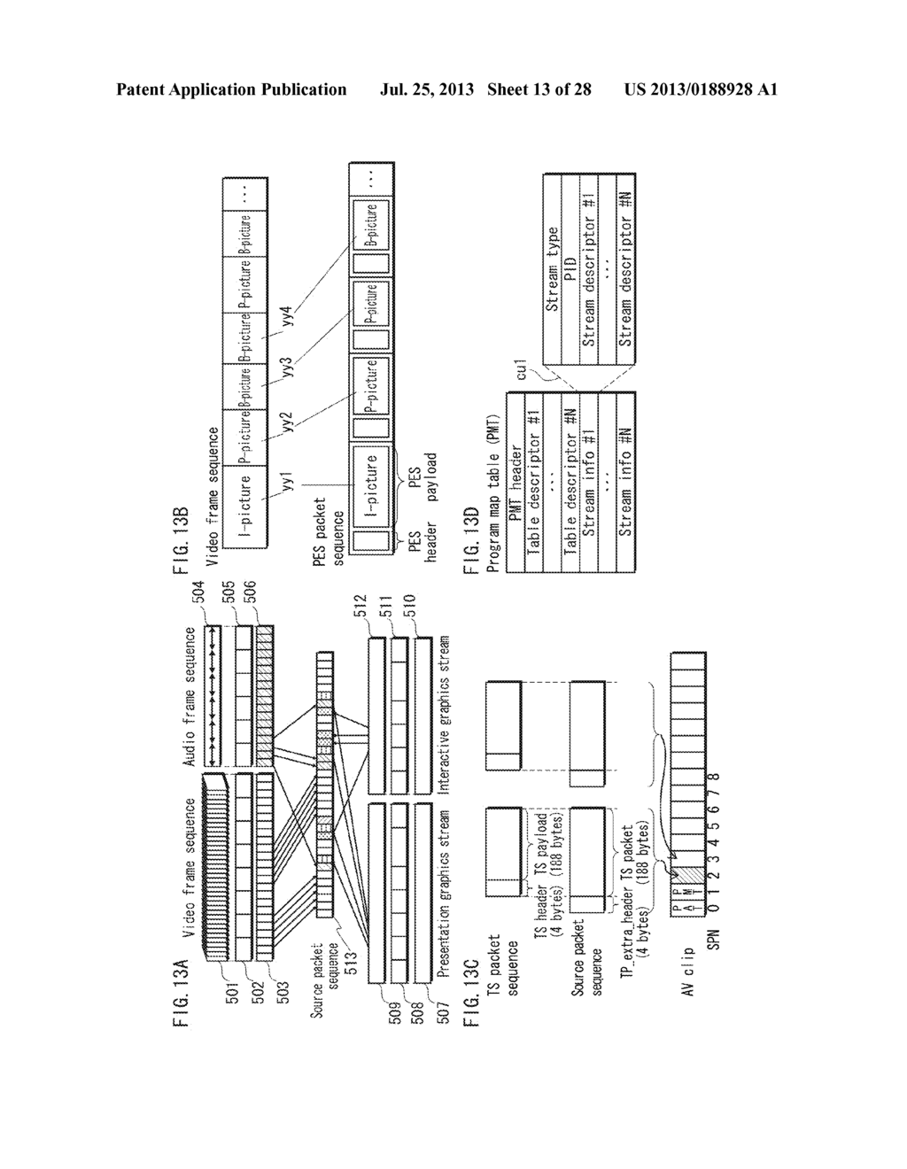 RECORDING MEDIUM, PLAYBACK DEVICE, RECORDING DEVICE, PLAYBACK METHOD AND     RECORDING METHOD FOR RECORDING PROGRESSIVE PICTURES AT HIGH FRAME RATE - diagram, schematic, and image 14