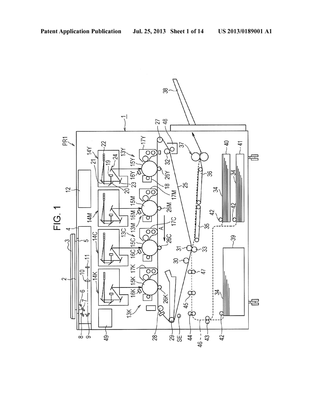 INTERMEDIATE TRANSFER DEVICE AND IMAGE FORMING APPARATUS - diagram, schematic, and image 02