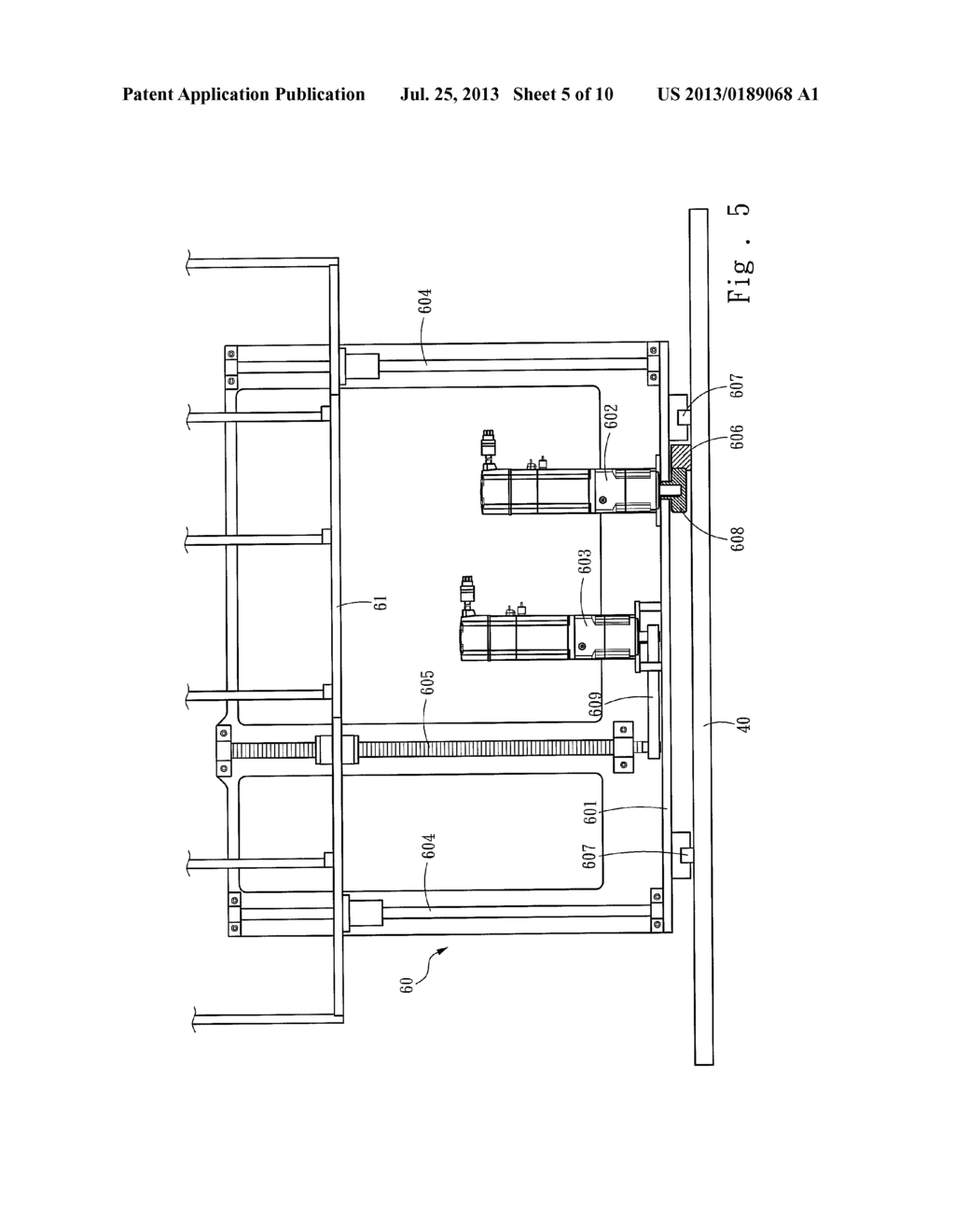 ANCILLARY APPARATUS AND METHOD FOR LOADING GLASS SUBSTRATES INTO A BRACKET - diagram, schematic, and image 06