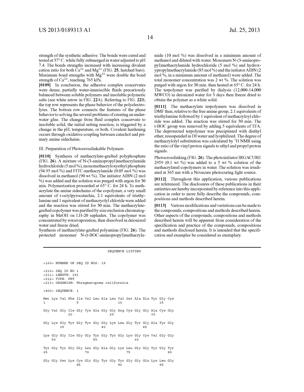 ADHESIVE COMPLEX COACERVATES AND METHOD OF MAKING AND USING THEREOF - diagram, schematic, and image 42