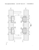 INJECTION MOLD ASSEMBLY INCLUDING AN INJECTION MOLD CAVITY AT LEAST     PARTIALLY DEFINED BY A SUPERHARD MATERIAL AND RELATED INJECTION MOLD     PRESSES, COMPONENTS, AND METHODS diagram and image