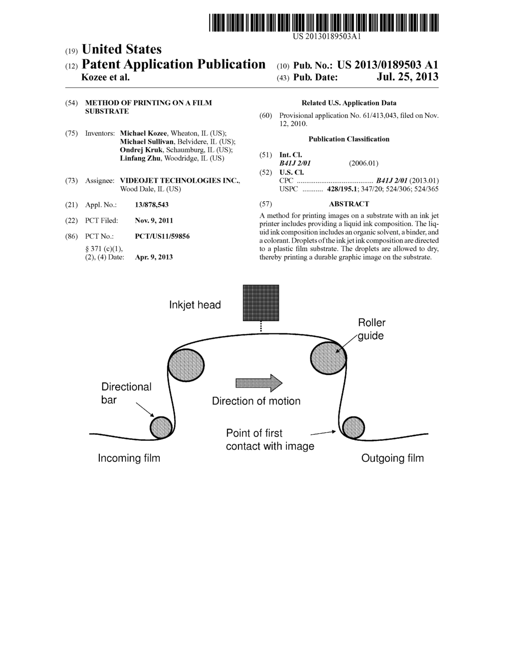 METHOD OF PRINTING ON A FILM SUBSTRATE - diagram, schematic, and image 01