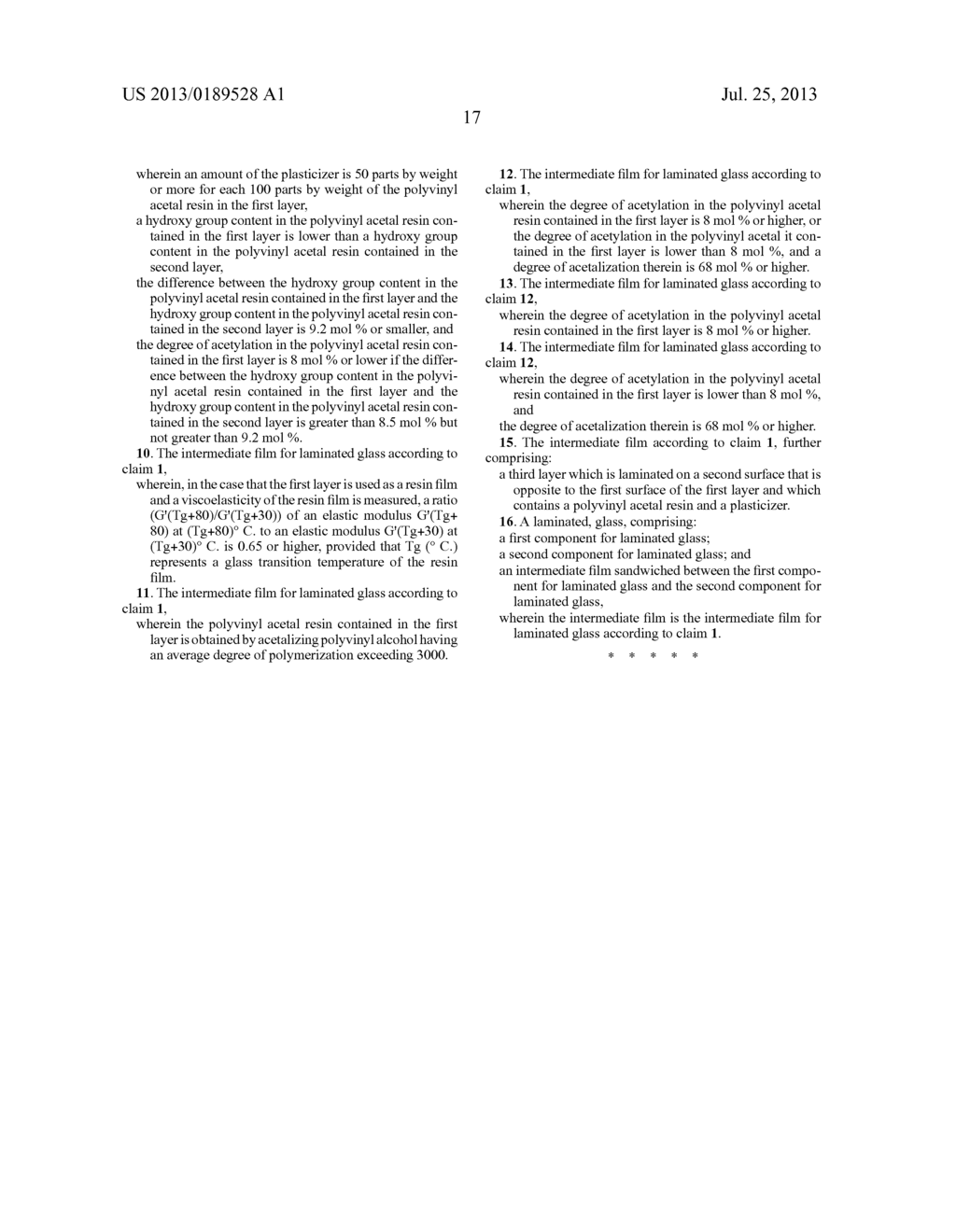 INTERMEDIATE FILM FOR LAMINATED GLASS AND LAMINATED GLASS - diagram, schematic, and image 20