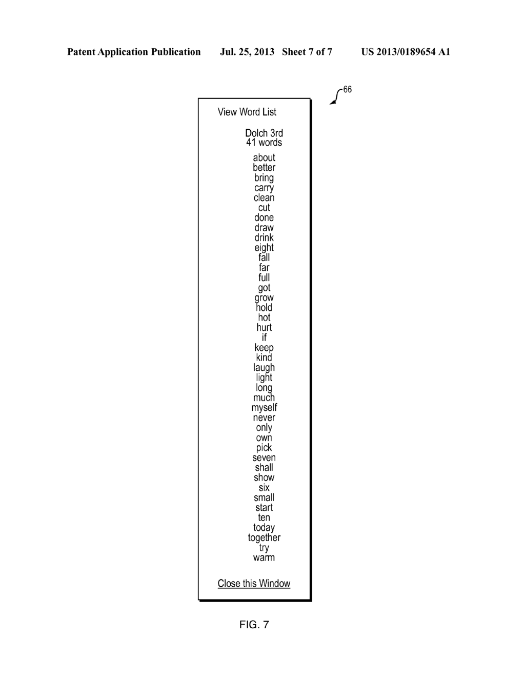 VOCABULARY LEARNING SYSTEM AND METHOD - diagram, schematic, and image 08