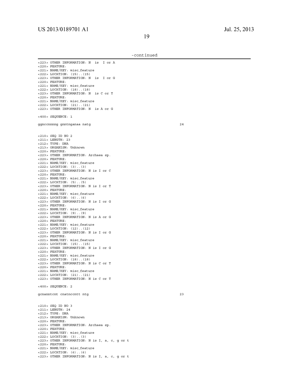 METHODS AND COMPOSITIONS FOR THE DETECTION AND IDENTIFICATION OF ARCHAEA     BASED ON THE TYPE II CHAPERONIN (THERMOSOME) GENE - diagram, schematic, and image 32