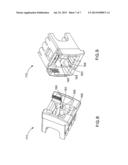 Communication Connector with Wire Containment Cap for Improved Cable     Retention diagram and image